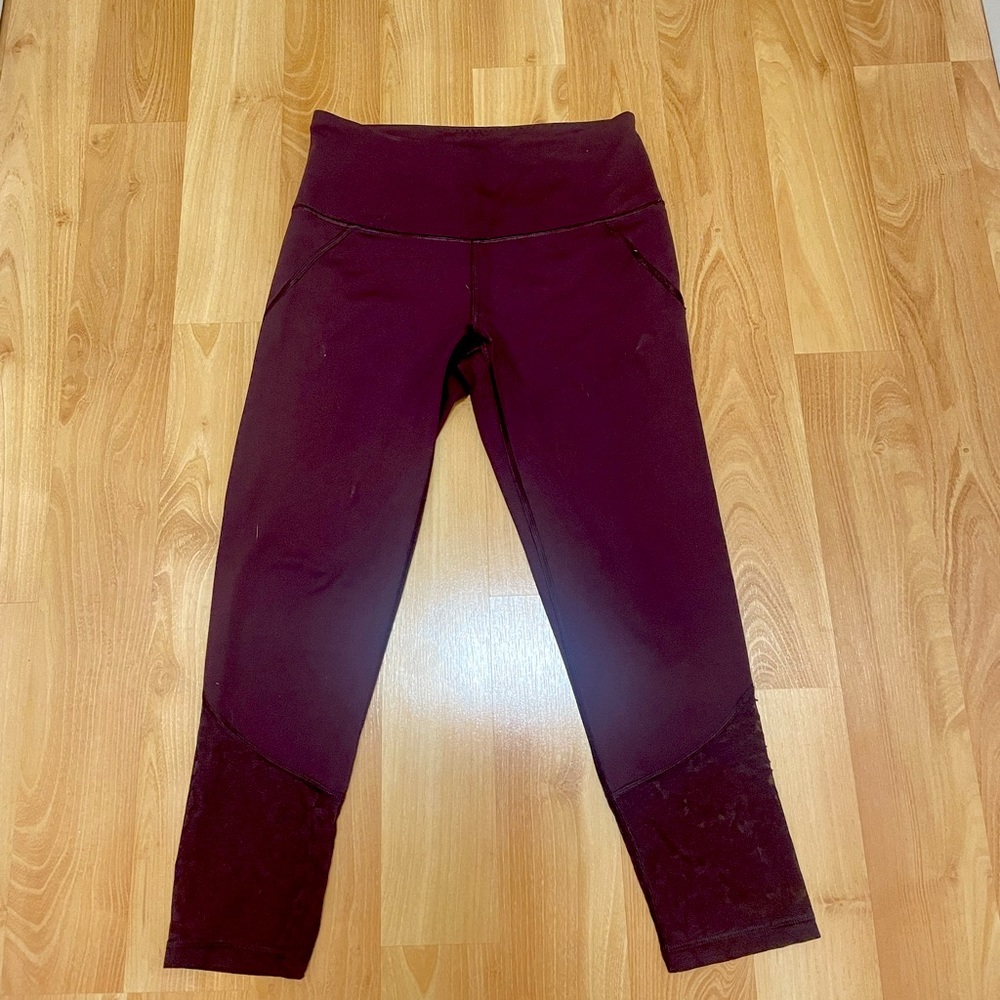 Victoria Sport Burgundy Leggings
